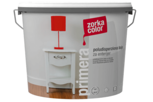 A can of "primera" paint by Zorka Color