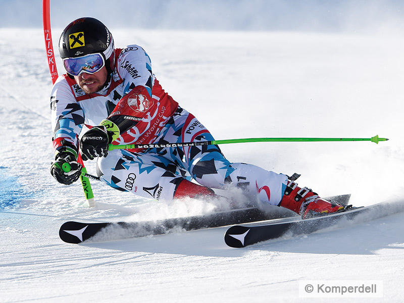 ski star marcel hirscher komperdell ski poles