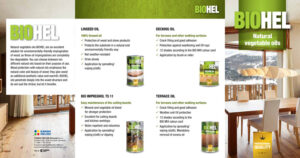 BIOHEL Natural Oils for Wood