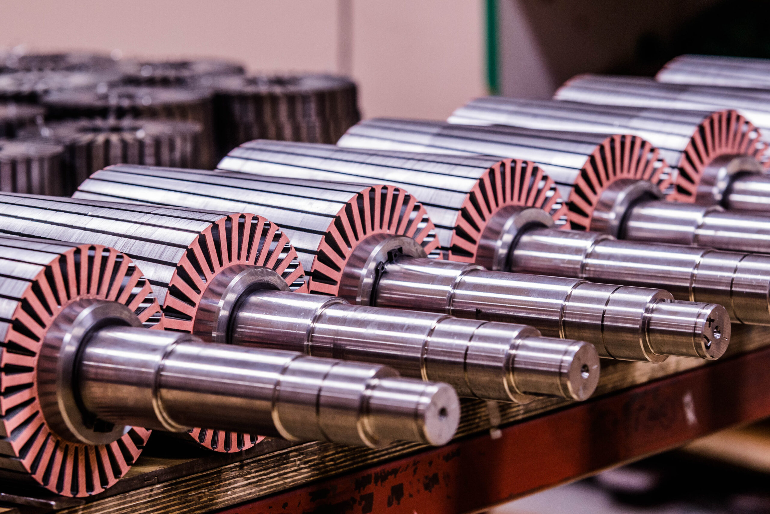 The,Electric,Motor,Rotor,Of,Stock The electric motor rotor of stock